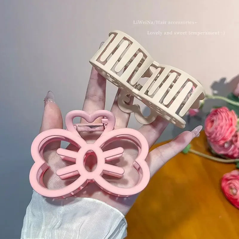Sweet Candy Bow Claw Hair Clip | Fashion Crab Clip for Women Claw Hair Clip QXL