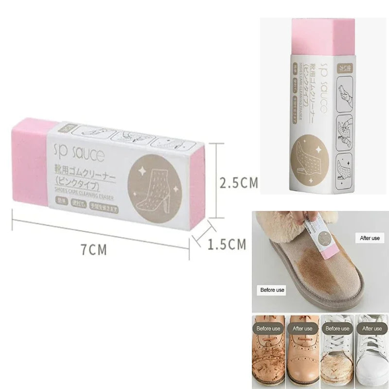 Suede & Nubuck Eraser Cleaning Brush Set – Shoe & Leather Care Shoe Cleaning Kit QXL 1PCS