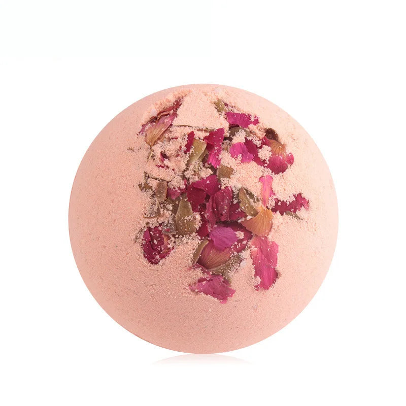Joyos Pink Rose Essential Oil Bath Bomb – Moisturizing 100g Bath Bomb QXL