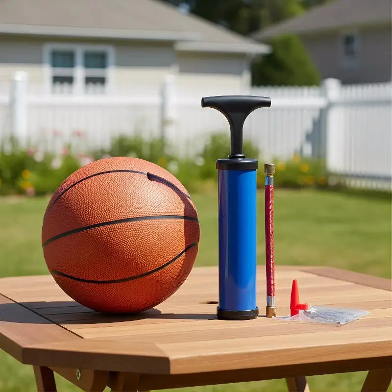 10-Piece Mini Hand Air Pump Set | Ball Inflation Kit & Needles Ball Air Pump Set QXL