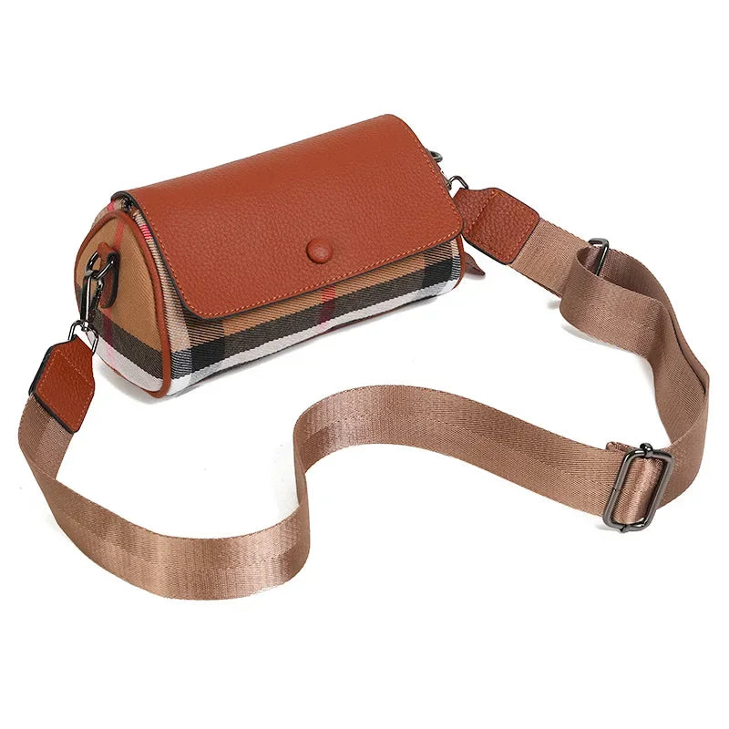 Luxury Leather Diaper Bag | Large Crossbody Bag for Moms Leather Diaper Bag QXL
