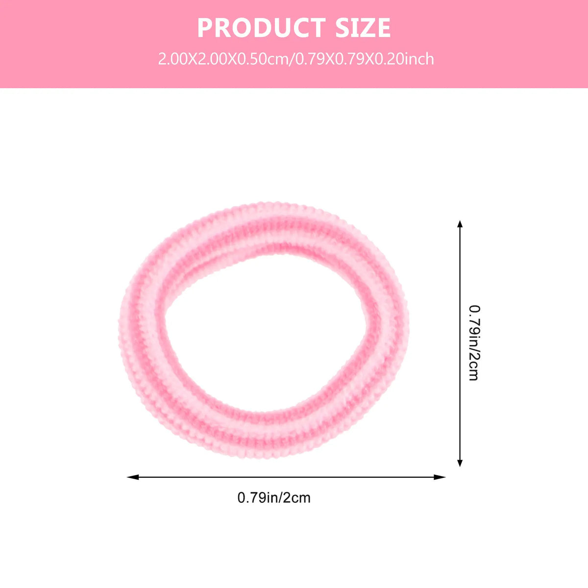 200-Pack Candy Color Kids Elastic Hair Ties & Ponytail Holders Kids Hair Ties QXL