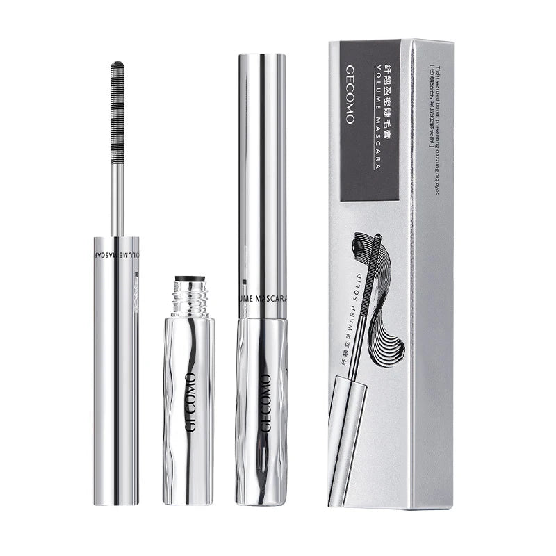 GECOMO Waterproof Curling Mascara – Volume & Lash Separation Curling Mascara QXL 1-pack