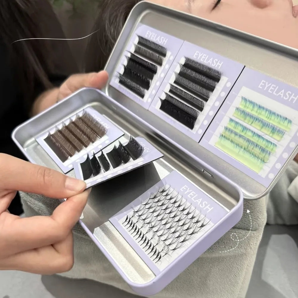 Magnetic Eyelash Storage Box & Display Palette Tray Lash Extension Organizer QXL