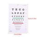 BMPEIC Snellen Eye Chart – Waterproof PVC Vision Test Wall Chart Vision Test Chart QXL Onesize