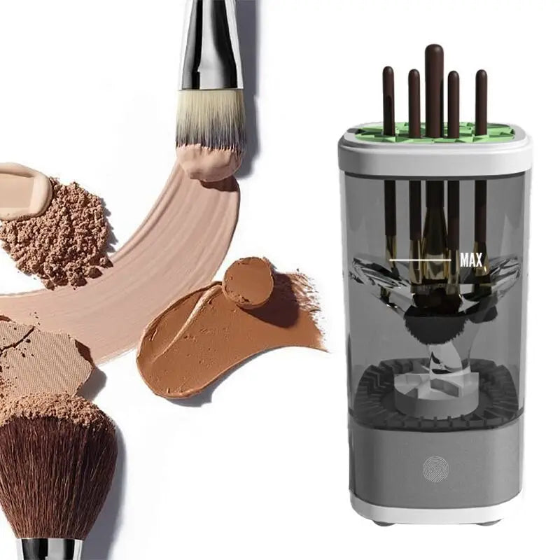 Electric Makeup Brush Cleaner Machine | 6500 RPM Portable Brush Cleaning Machine QXL