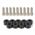 M8 Engine Bay Dress-Up Bolt & Spacer Kit – 9Pcs Aluminum Engine Bay Dress-Up Kit QXL black