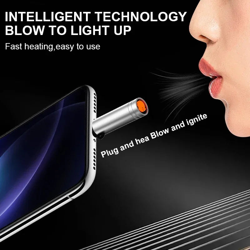 USB-C Arc Lighter | Mini Flameless Electric Lighter 1/3-Pack USB-C Arc Lighter QXL