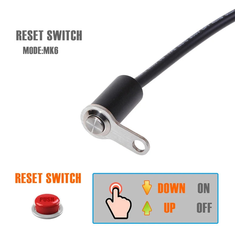 12V Motorcycle Handlebar Reset Switch – IP65 Waterproof Motorcycle Handlebar Switch QXL