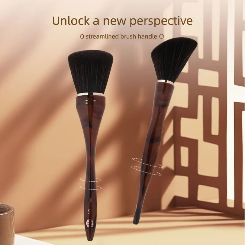 Slanted Loose Powder Setting Brush | Large-Area Honey Sweep Powder Setting Brush QXL