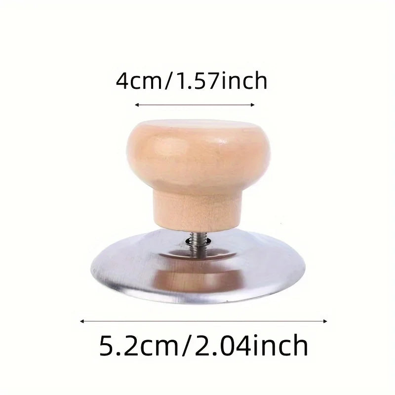 Wooden Heat-Resistant Pot Lid Knob | Universal Replacement Cookware Lid Knob QXL