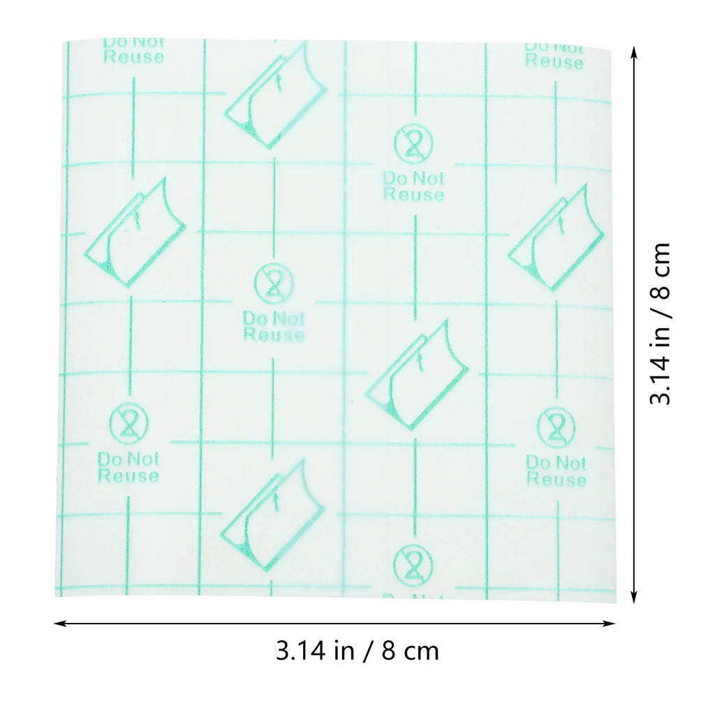 100-Pack Adhesive Makeup Hand Palettes | Foundation Mixing Makeup Mixing Palette QXL