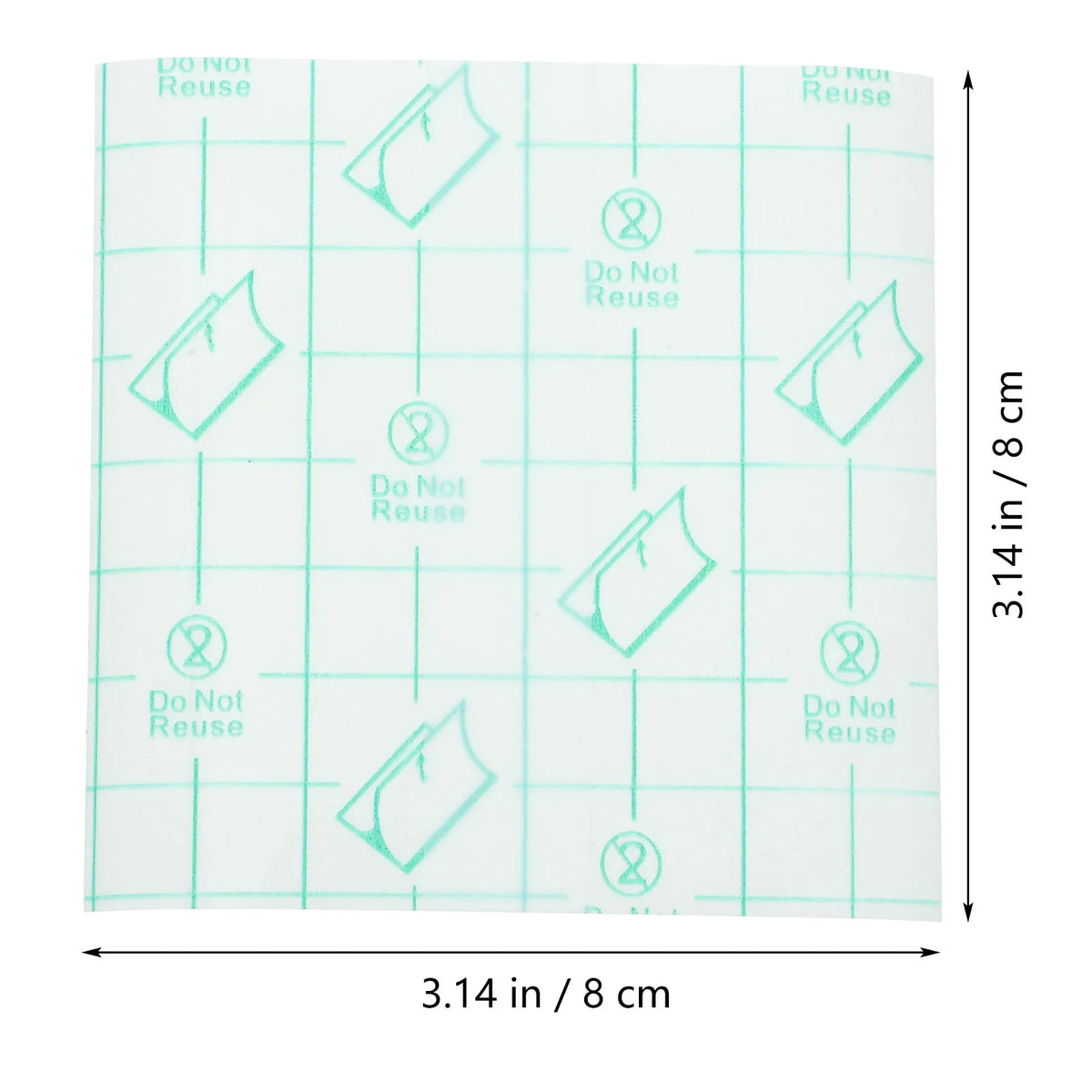 100-Pack Adhesive Makeup Hand Palettes | Foundation Mixing Makeup Mixing Palette QXL