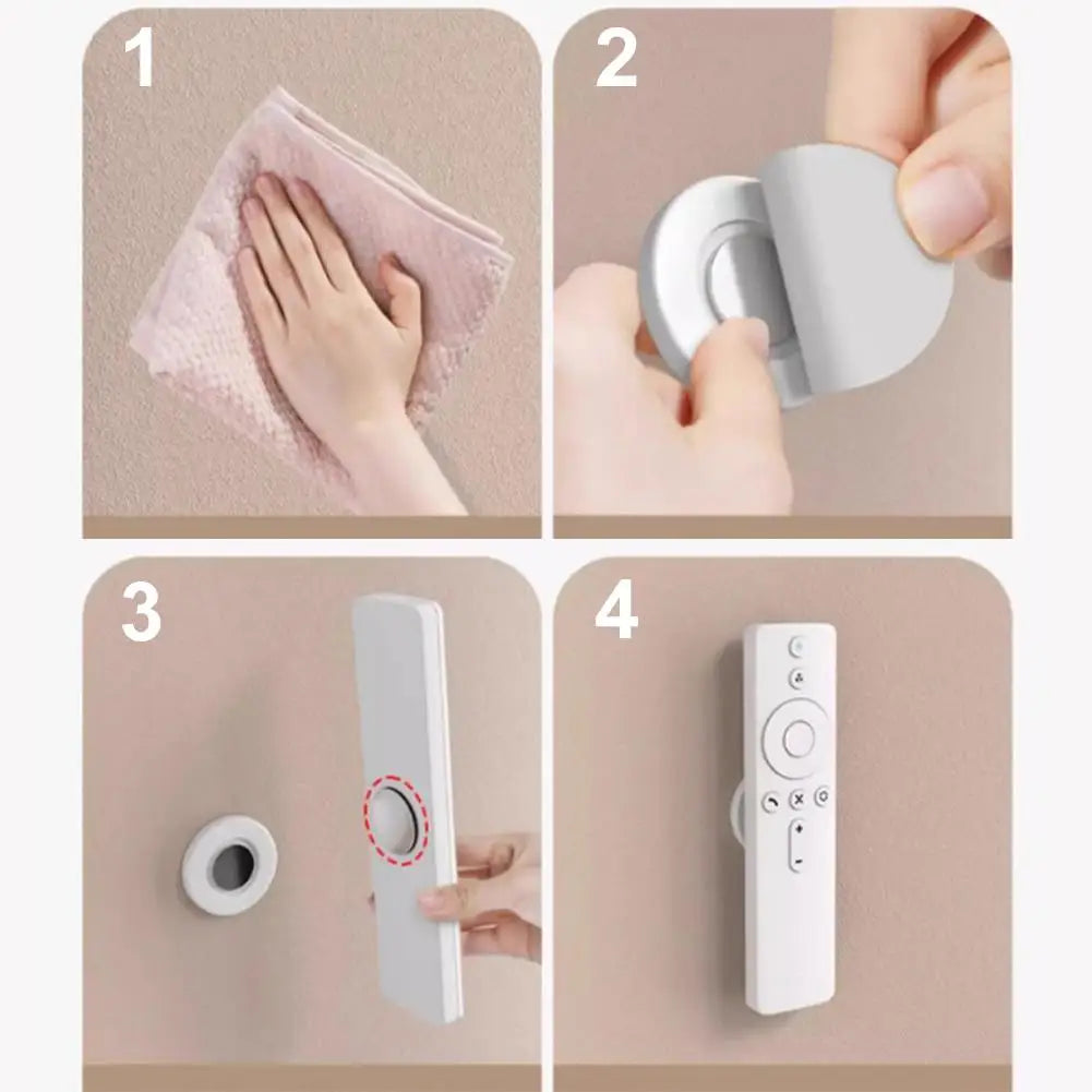 Magnetic Wall Mount Remote Holder – No-Drill, 3 or 6 Pack Magnetic Wall Holder QXL