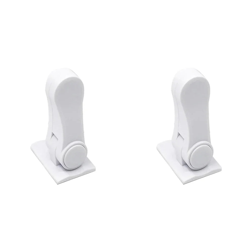 Baby Safety Cabinet & Door Lock | Child-Proof ABS Latch Baby Safety Lock QXL B188 White-2pcs