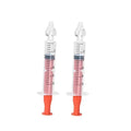 Baby Nasal Aspirator Syringe | Soft Silicone Nose Cleaner Nasal Aspirator QXL 2PCS Orange