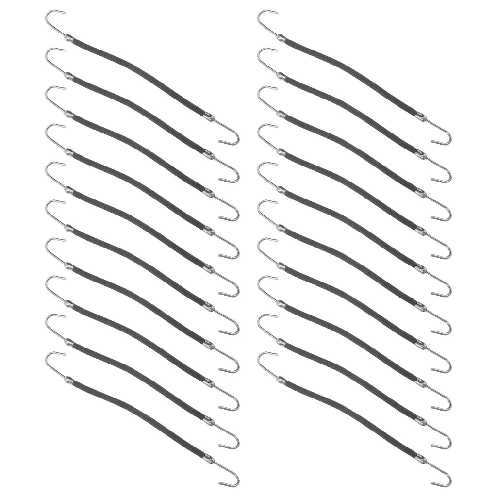 20-Pack Ponytail Bungee Bands & Hair Hooks for Thick Hair Hair Styling Bands QXL Default Title