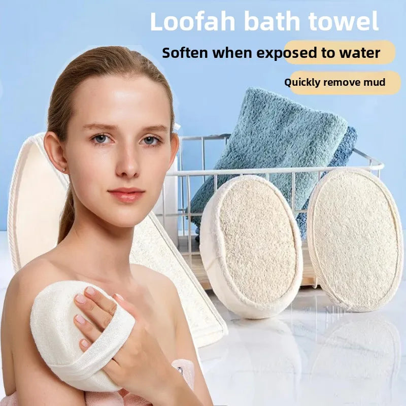Natural Loofah Bath Sponge | Body Exfoliating Scrubber Pad Bath Exfoliating Scrubber QXL