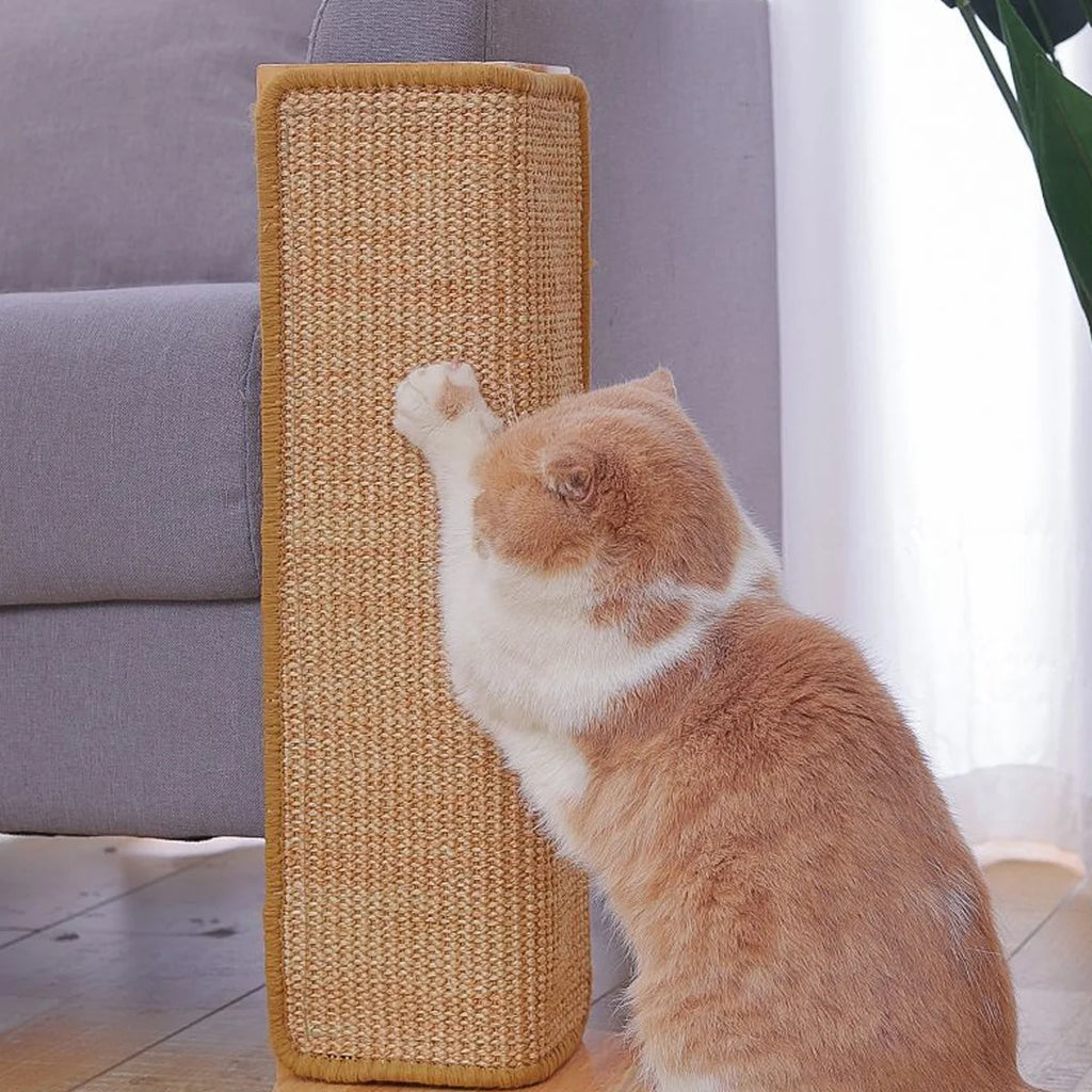 Sisal Cat Scratching Pad | Velcro Wall-Mount Scratch Mat Cat Scratching Pad QXL