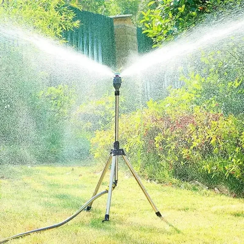 360° Rotating Tripod Garden Sprinkler | Lawn Irrigation Set Garden Sprinkler QXL