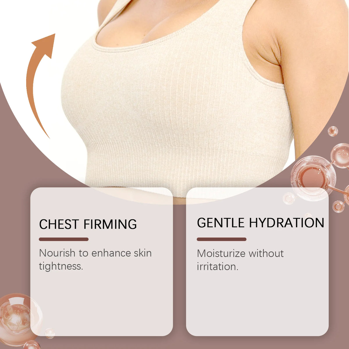 Nourishing Chest Firming Massage Oil | Hydrating Skin Care 30ml Body Massage Oil QXL