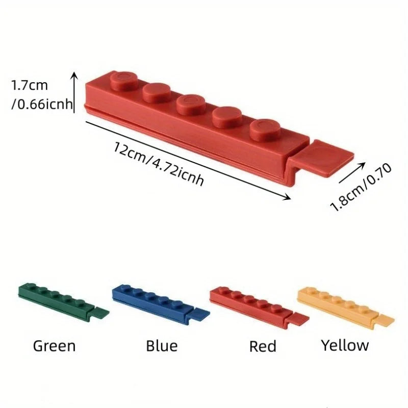 Building Block Bag Sealing Clips | Food & Snack Bag Clips Food Bag Clips QXL
