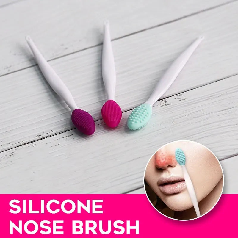 Silicone Double-Sided Face Scrub & Blackhead Cleansing Brush Facial Cleansing Brush QXL