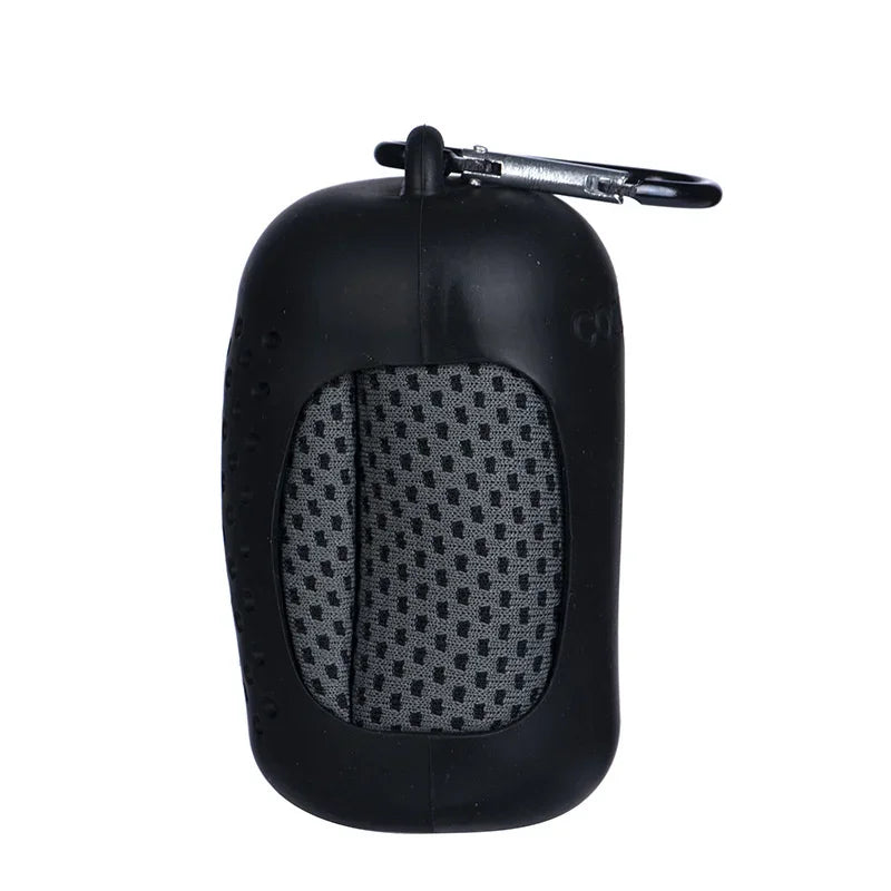 Quick-Dry Microfiber Cooling Towel | Sports, Gym & Outdoor Cooling Sports Towel QXL black