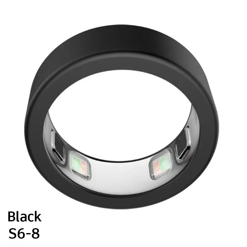 Silicone Cover for Oura Ring 5 | Protective Workout Case Smart Ring Cover QXL Black S size