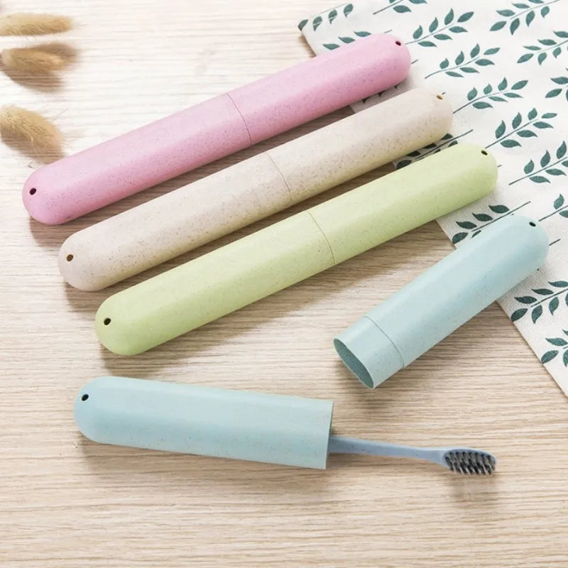 Wheat Straw Toothbrush Travel Case & Protective Cover Toothbrush Travel Case QXL