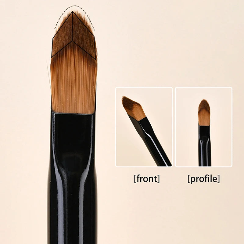 Angled Concealer & Contour Brush | Synthetic Hair Makeup Tool Makeup Brush QXL Default Title