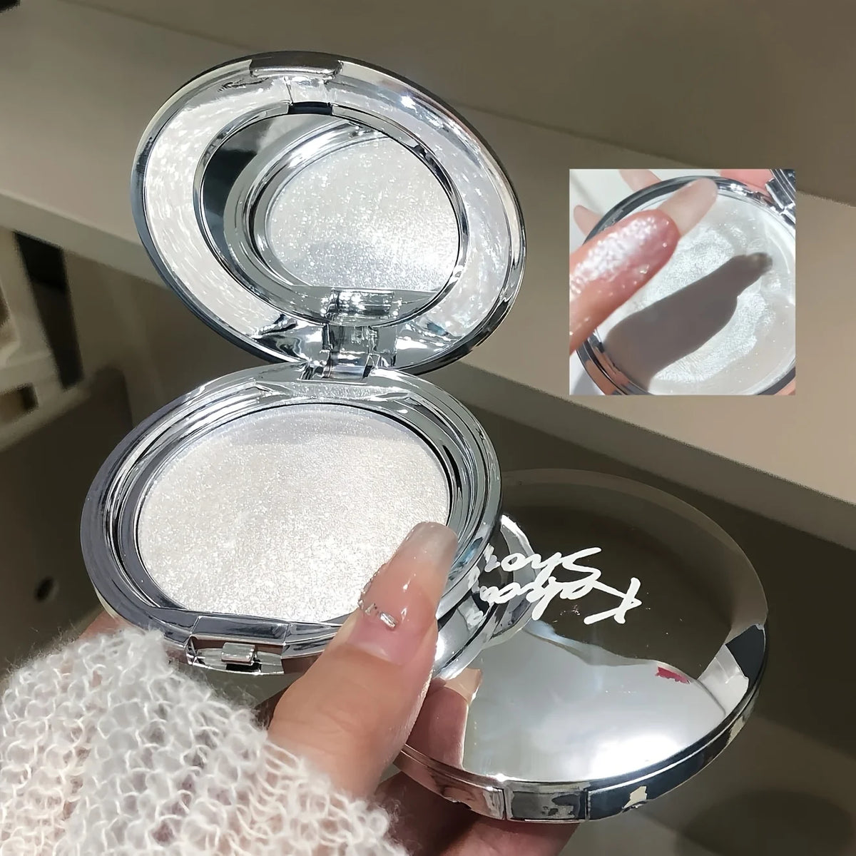 Shimmer Cream Highlighter Waterproof Glow Makeup | 10g Cream Highlighter QXL