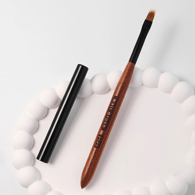 Sandalwood Nail Art Ombre Brush | Detail & Drawing Pen Nail Art Brush QXL