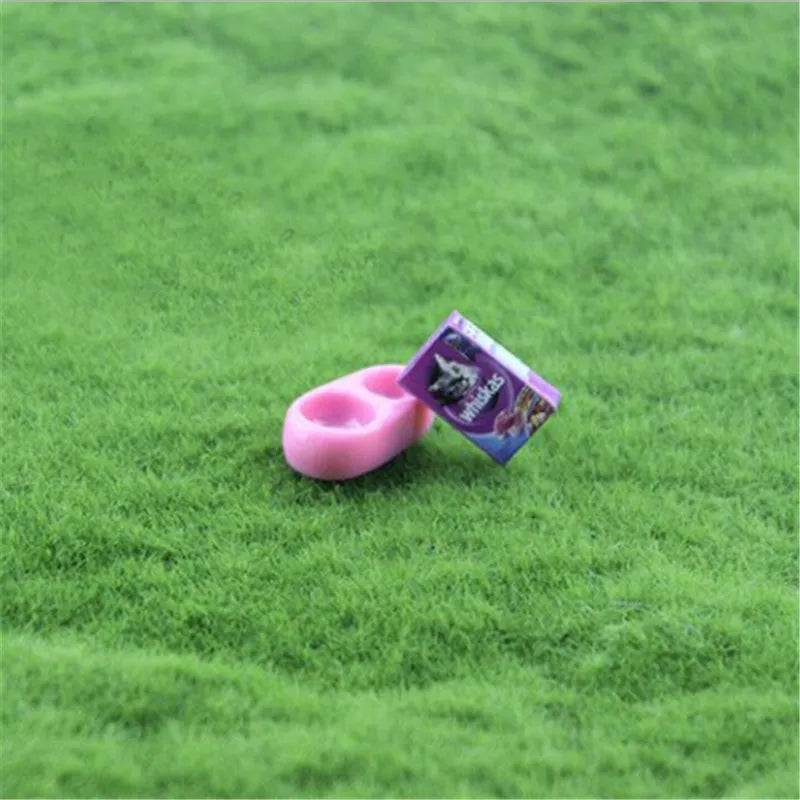 1:12 Dollhouse Miniature Pet Food Bowl & Box Set | 1:6 Scale Dollhouse Miniature QXL