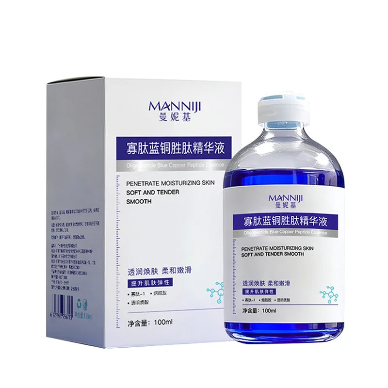 LUXURYTO 100ml Blue Copper Peptide Serum – Firming & Fresh Skin Face Serum QXL
