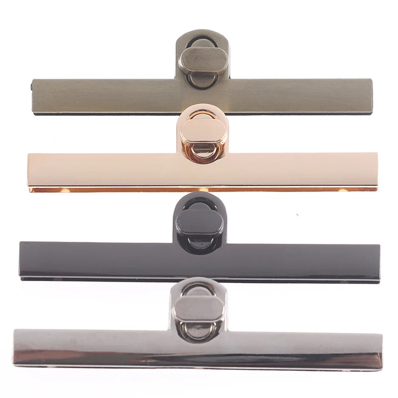 Vintage Metal Turn Lock Clasp for DIY Handbag & Purse Craft Bag Clasp Hardware QXL