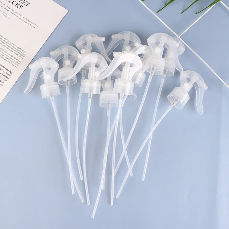 10-Pack 28-410 Mini Trigger Sprayer Heads with Dip Tube Trigger Sprayer Head QXL 7x6 Transparent