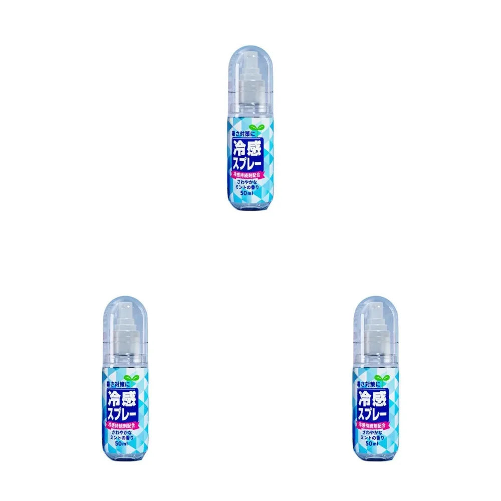 Portable Cooling Spray | Peppermint Mist for Summer & Sports Cooling Body Spray QXL 3PCS
