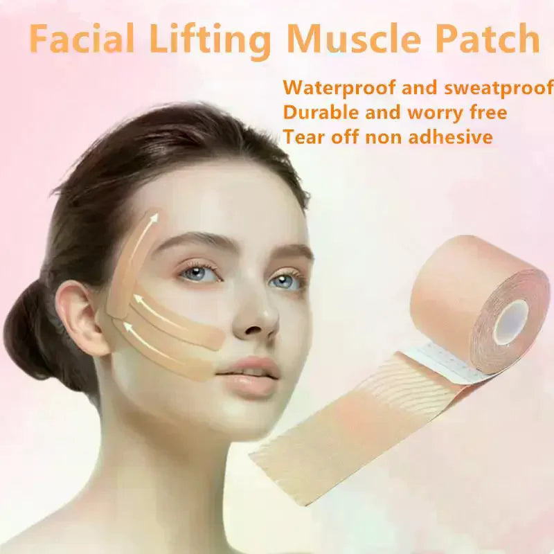 Face Lifting Tape Roll | Facial Firming & Contour Patches Facial Lifting Tape QXL