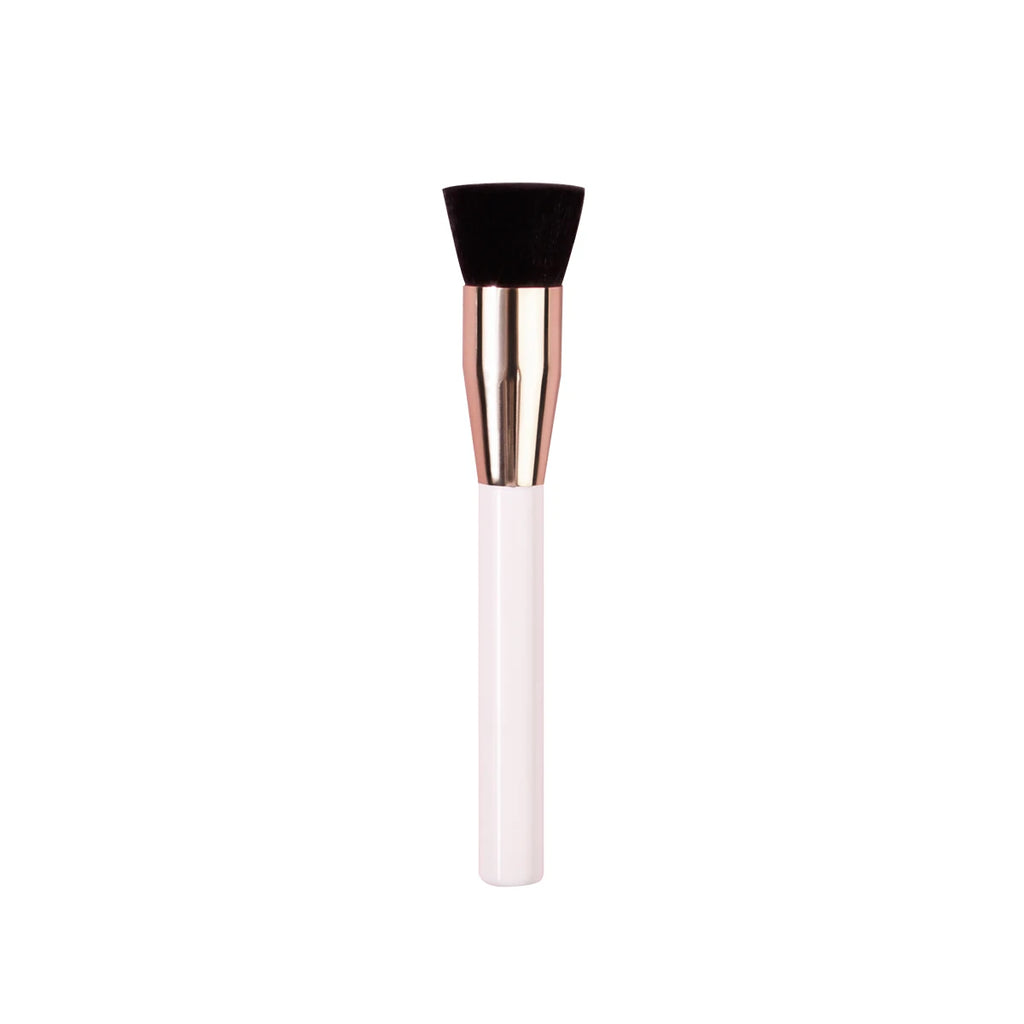 KOSSHOW Flat Top Foundation Brush – Blend, Contour & Blush Foundation Makeup Brush QXL WHITE