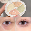 4-in-1 Waterproof Concealer Palette | Full Coverage Cream Concealer Palette QXL Four-Color Concealer