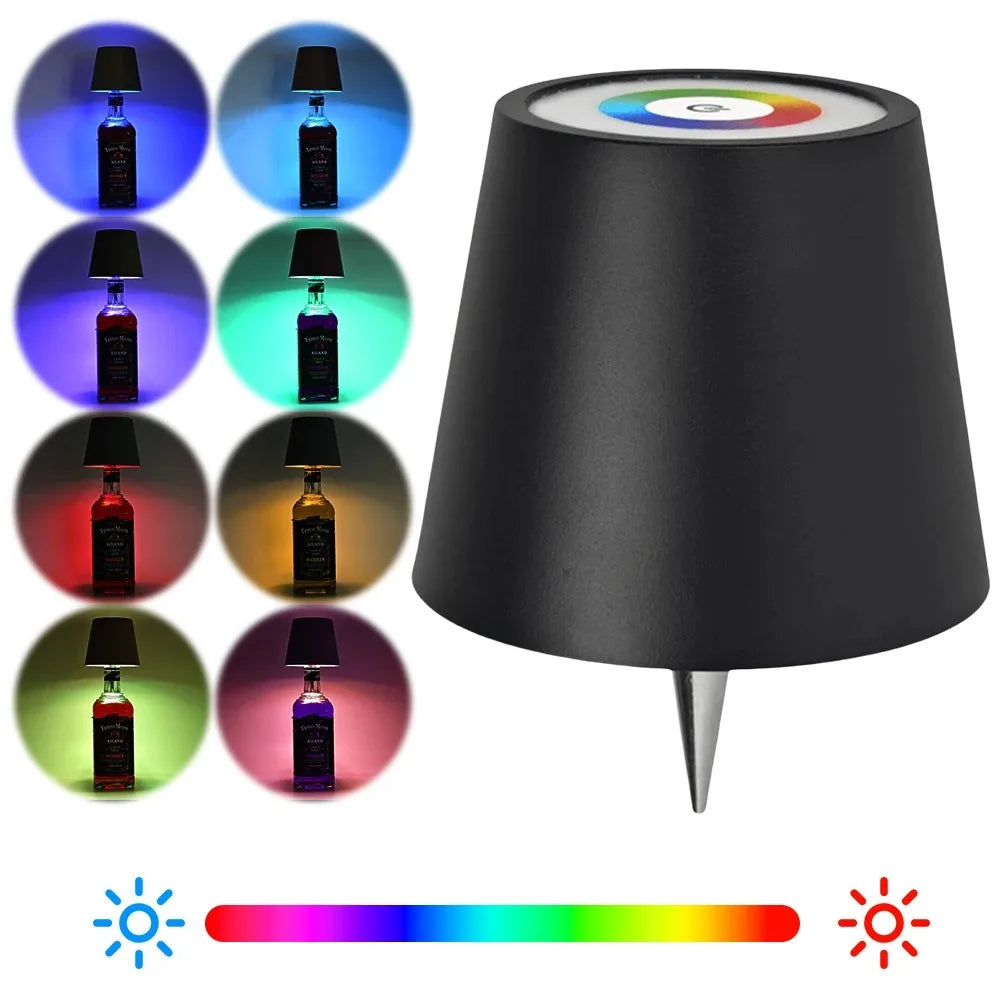 Wireless LED Bottle Lamp | Touch Control Rechargeable Light LED Bottle Lamp QXL