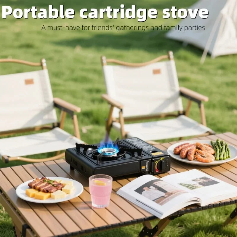 Portable Card-Type Stove | Outdoor BBQ & Hot Pot Camping Portable Camping Stove QXL