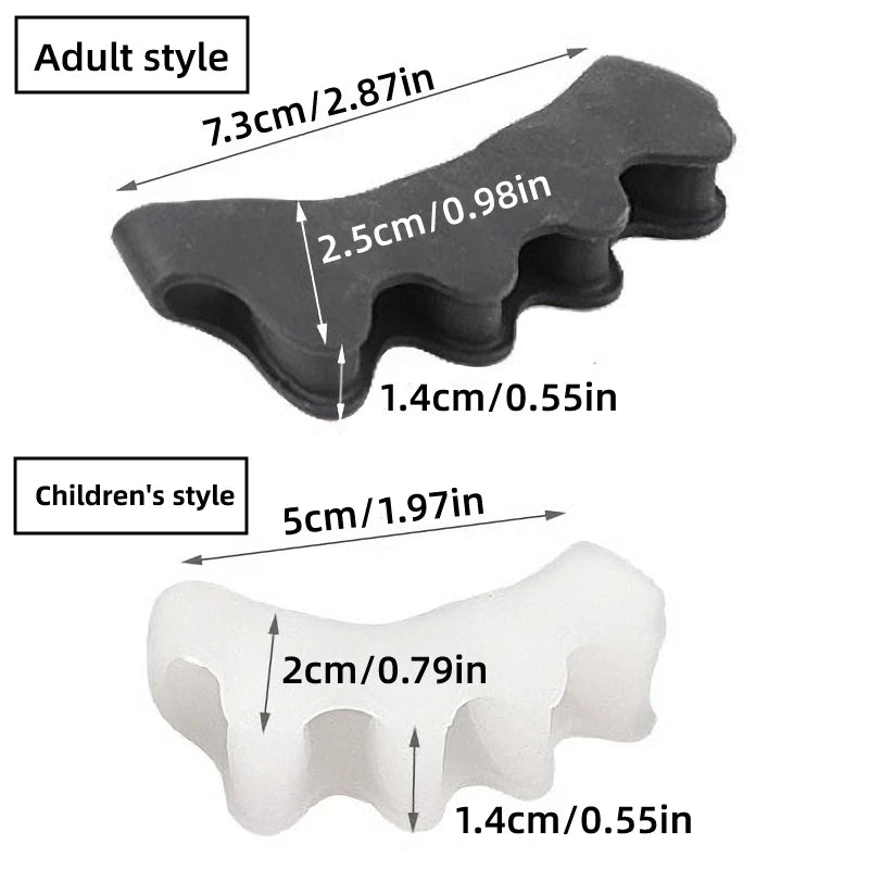 Silicone Gel Toe Separator & Straightener – 1 Pair Toe Separator QXL
