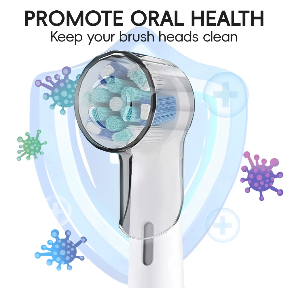 Dustproof Covers for Oral-B iO & Round Electric Toothbrush Heads Toothbrush Head Cover QXL