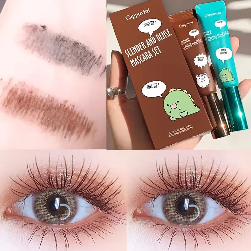 VERONNI Volumizing Mascara – Black & Brown Waterproof Set Mascara QXL