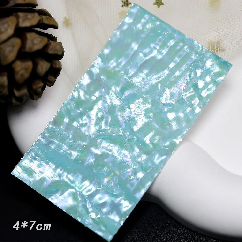 Shell Nail Art Stickers | Colorful DIY Self-Adhesive Decals Nail Art Stickers QXL Lake Blue