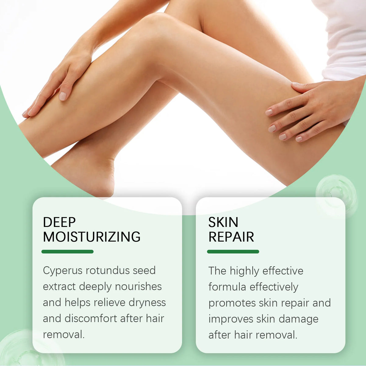 Cyperus Rotundus Oil Hair Inhibitor Moisturizing Body Cream Hair Inhibitor Cream QXL