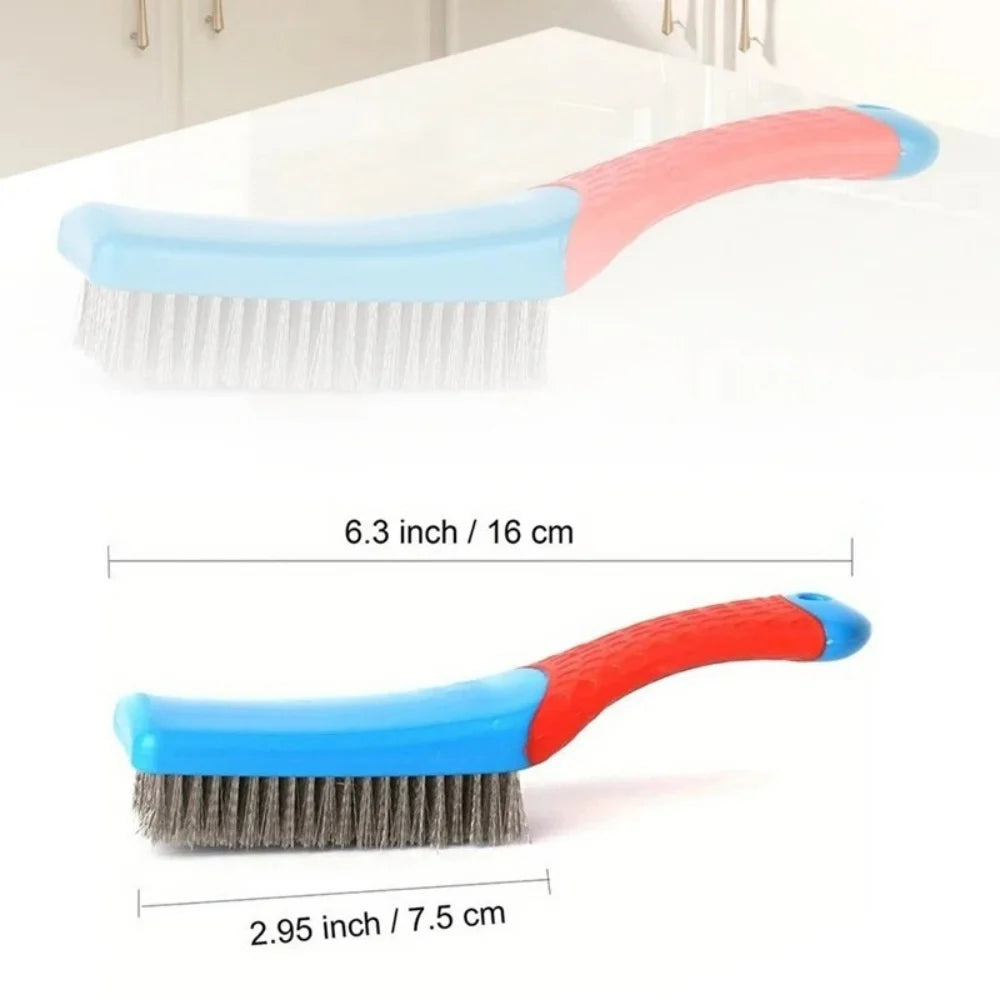 Heavy-Duty Stainless Steel Wire Brush – Rust & Paint Removal Wire Brush QXL
