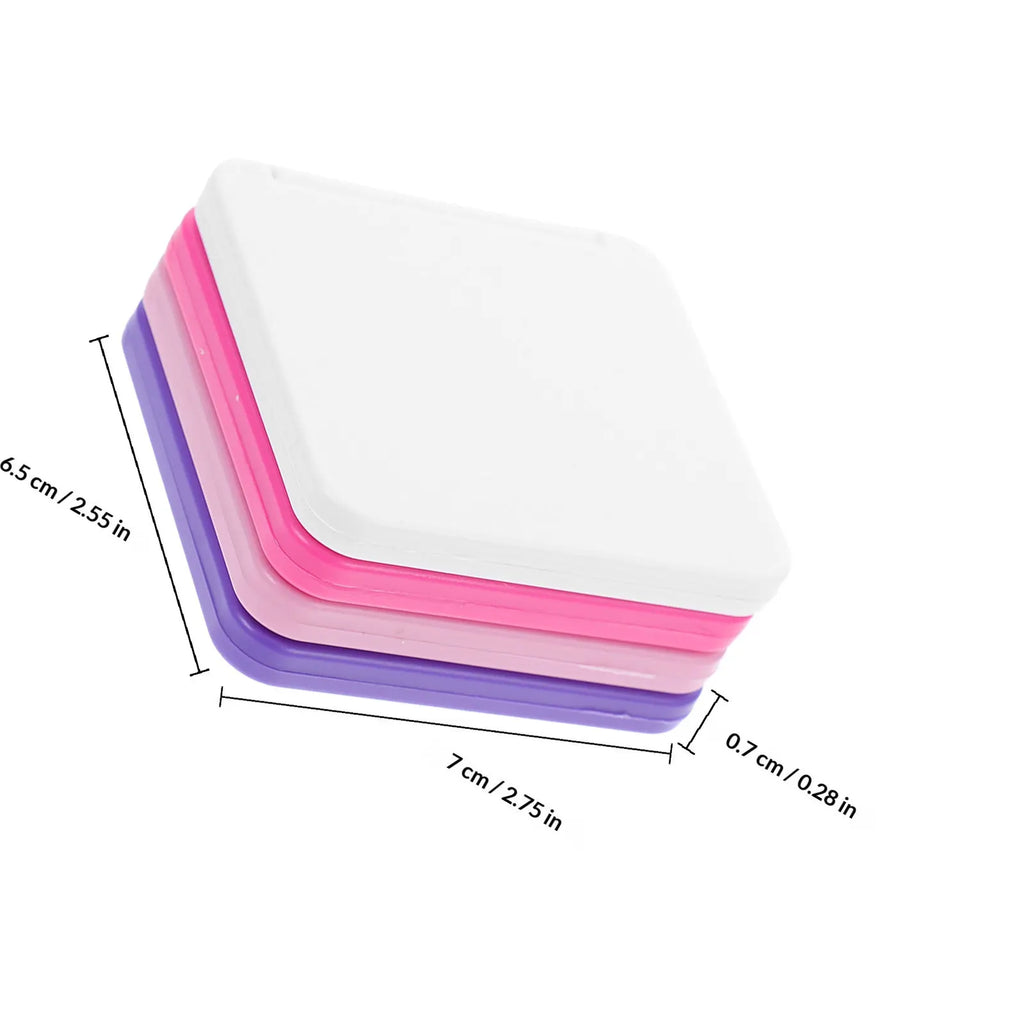 4-Pack Foldable Double-Sided Compact Travel Makeup Mirror Compact Makeup Mirror QXL